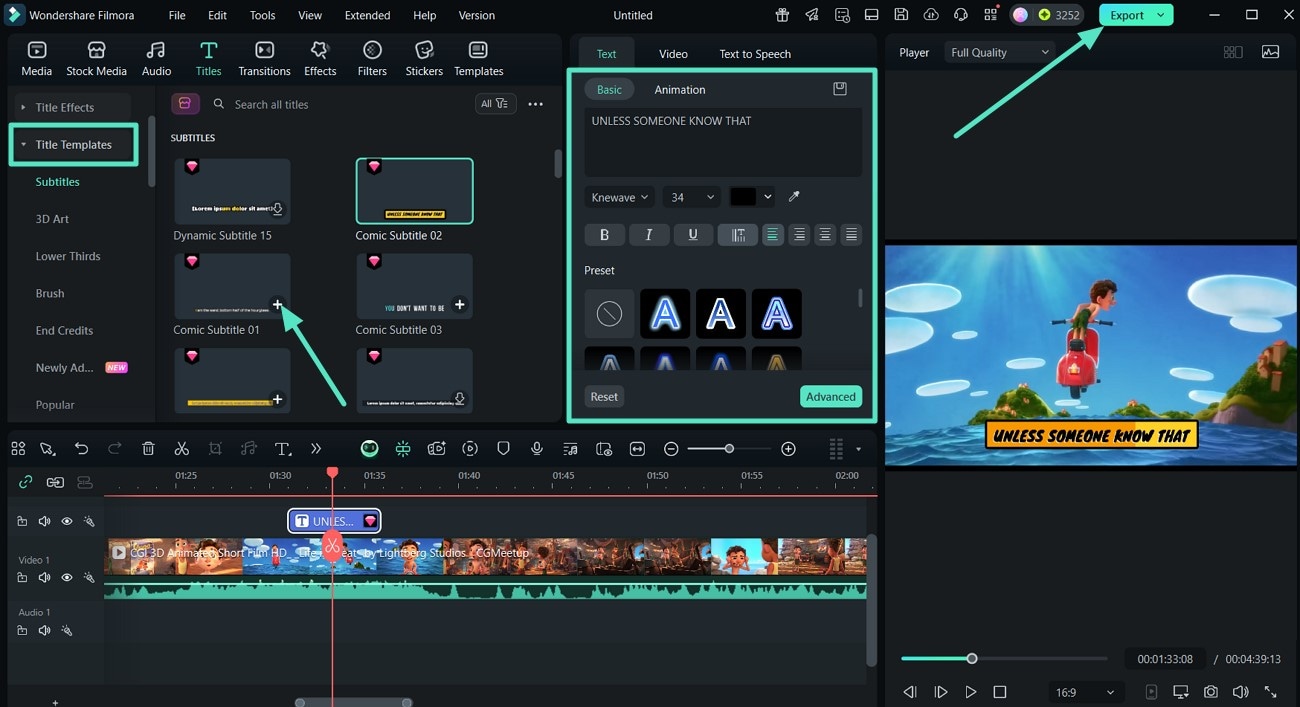 add anime titles using title templates