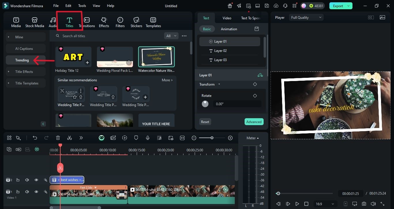 add text to your video