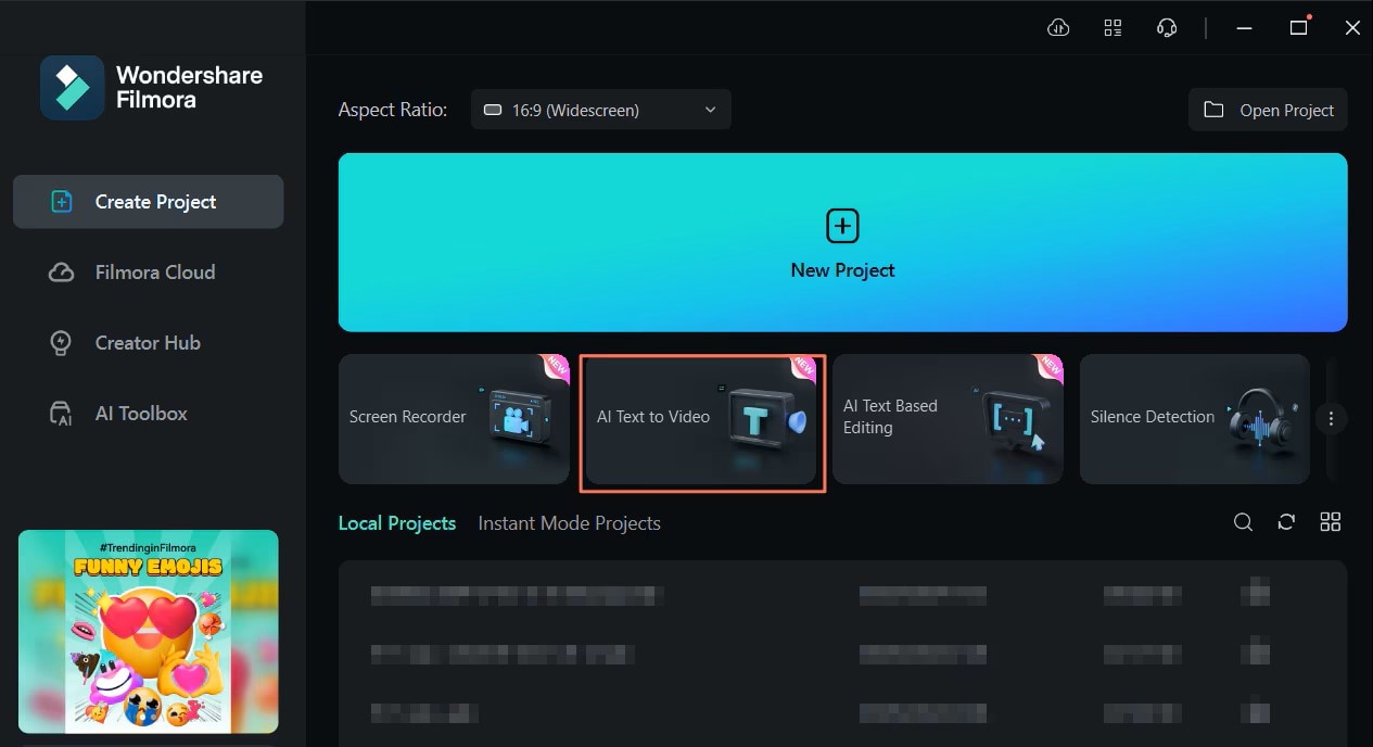 Wondershare Filmora with the next level AI Script to Video tool.