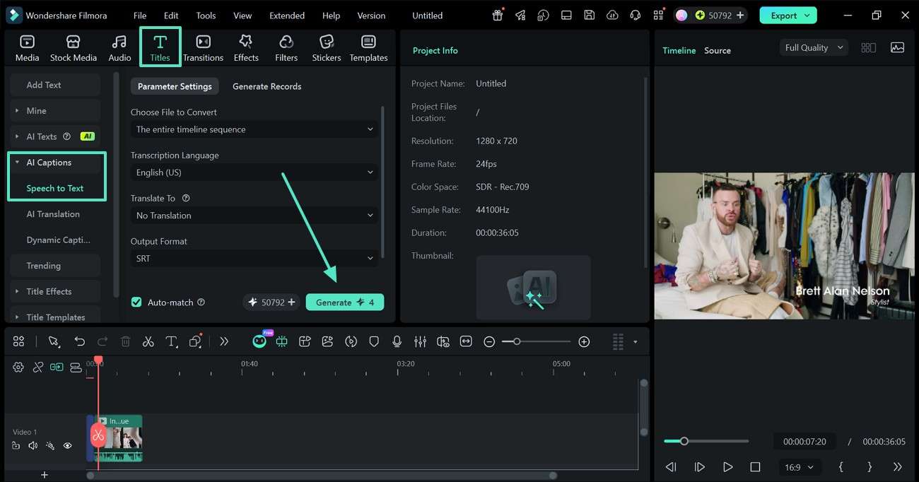 generate video captions