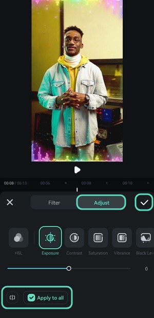 adjust colors