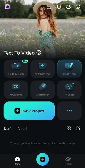 start a new project