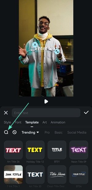 search for title templates