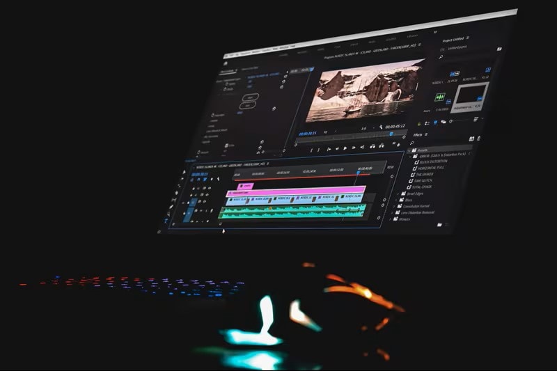 Filmora V15 as premiere pro alternative.