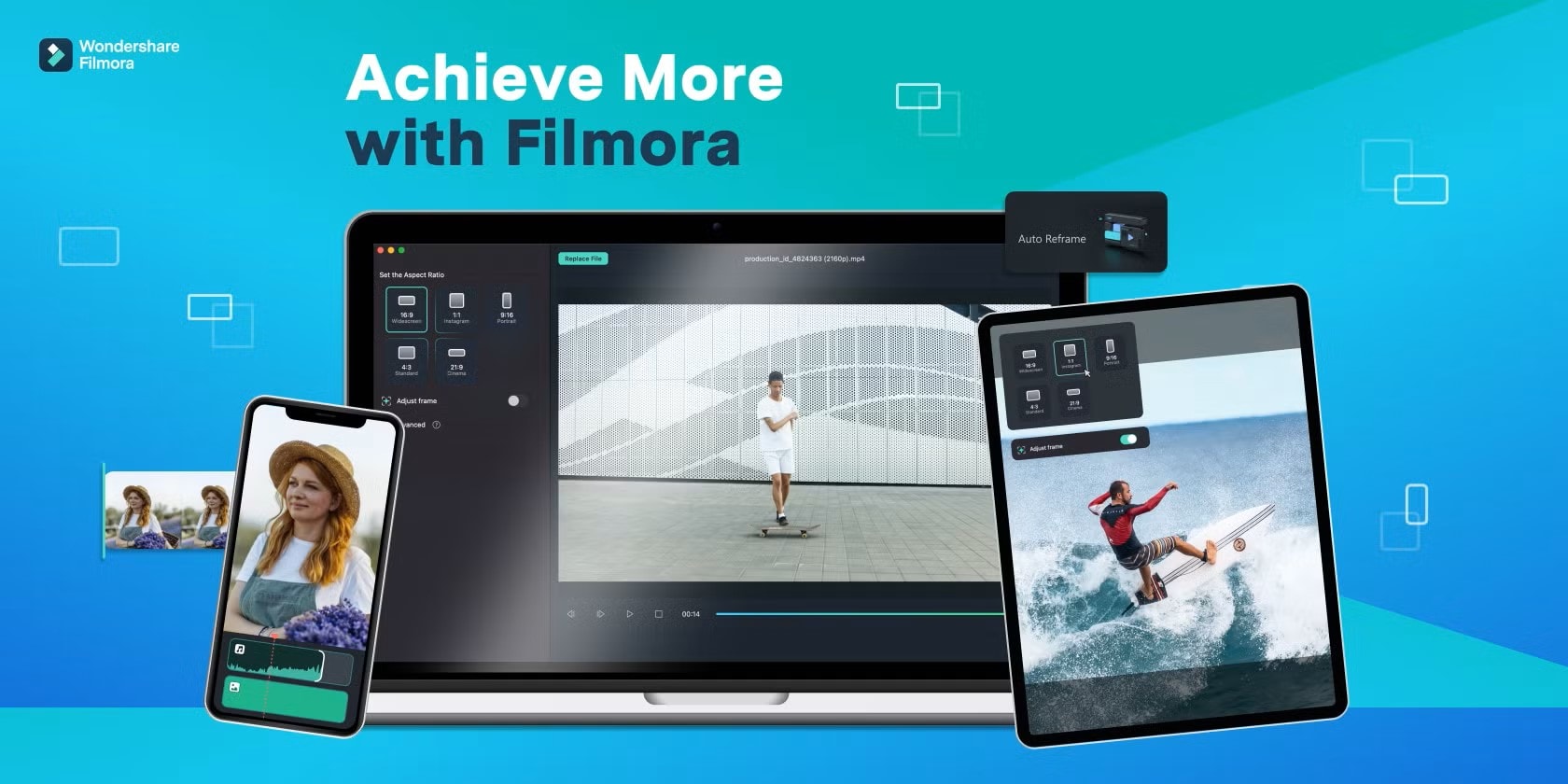 Filmora as a hardware friendly editing software.