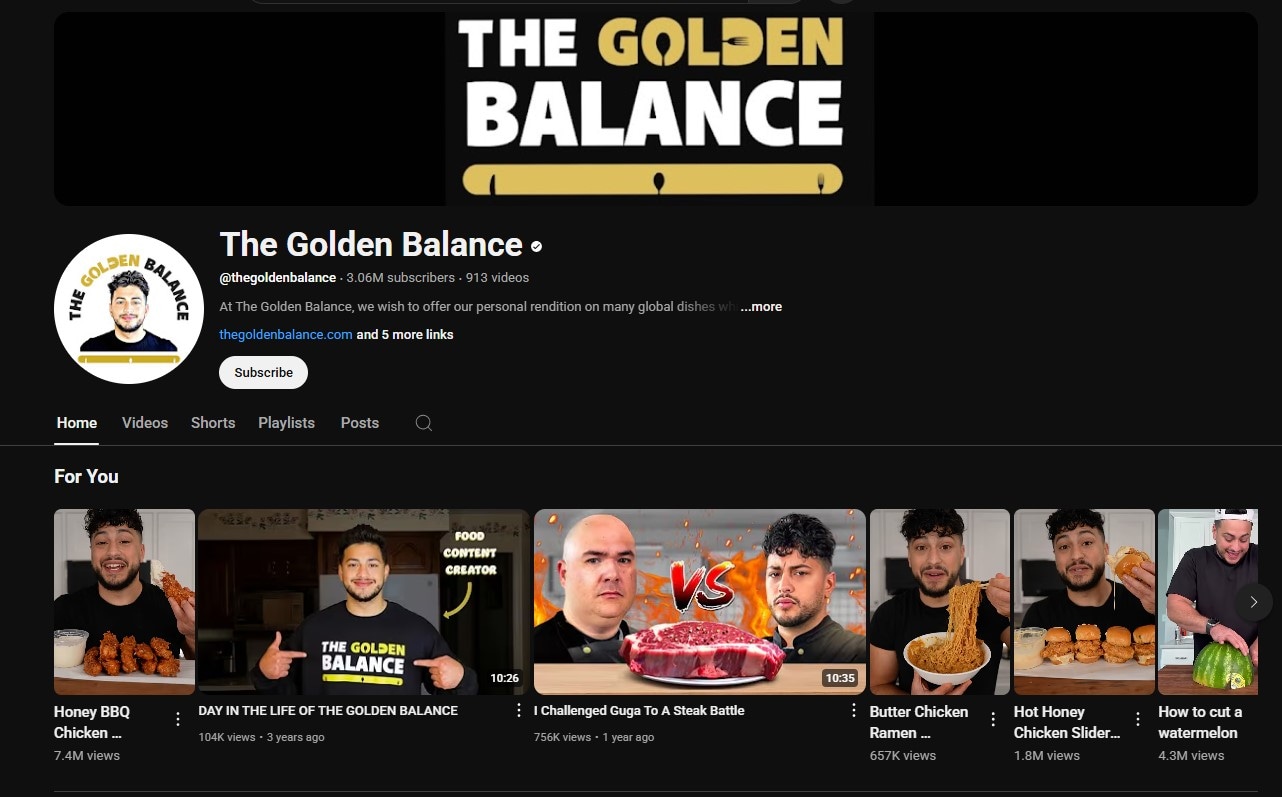 the golden balance youtube channel