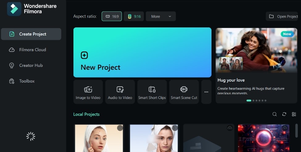new project