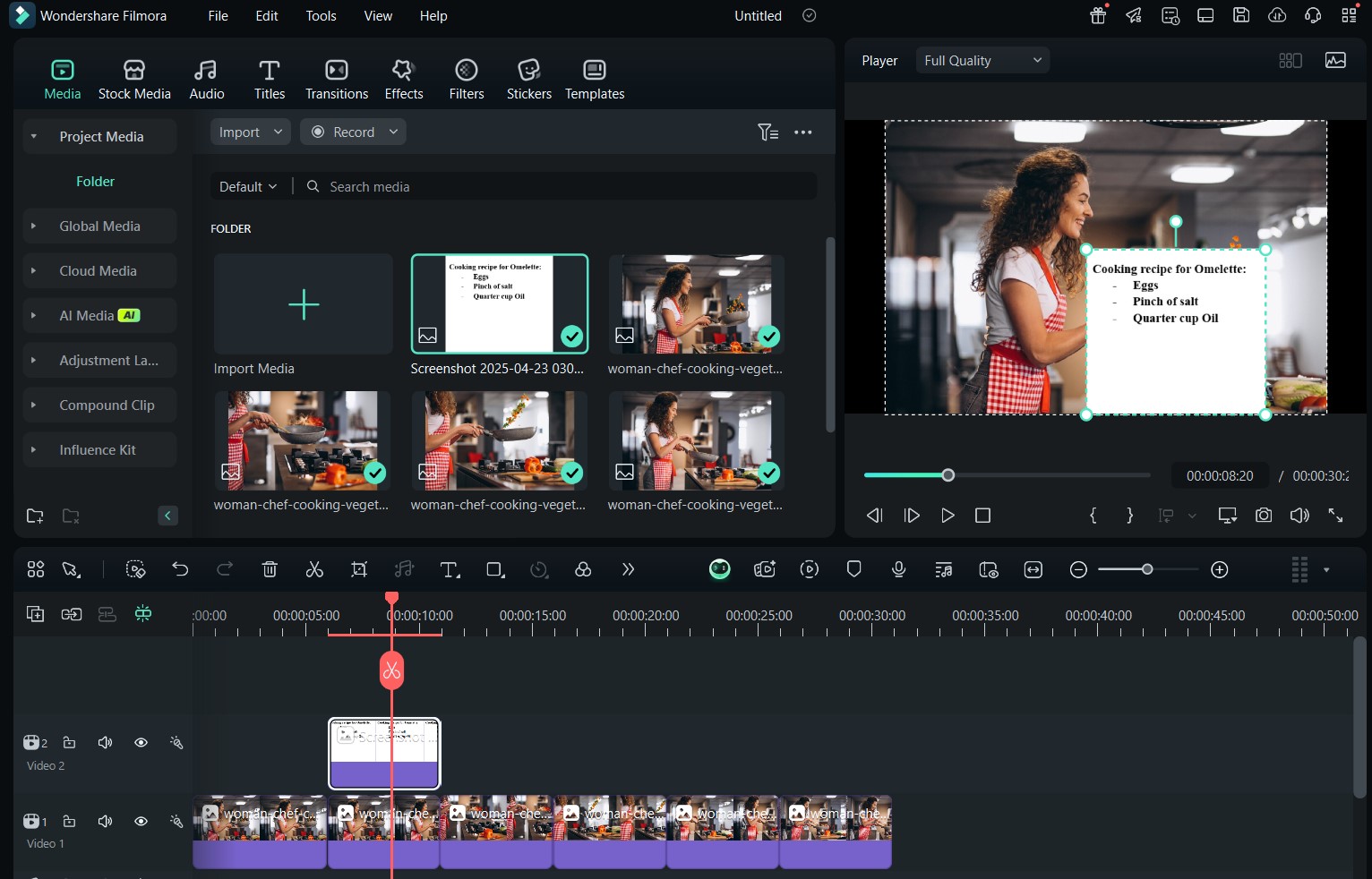 adding picture recipe