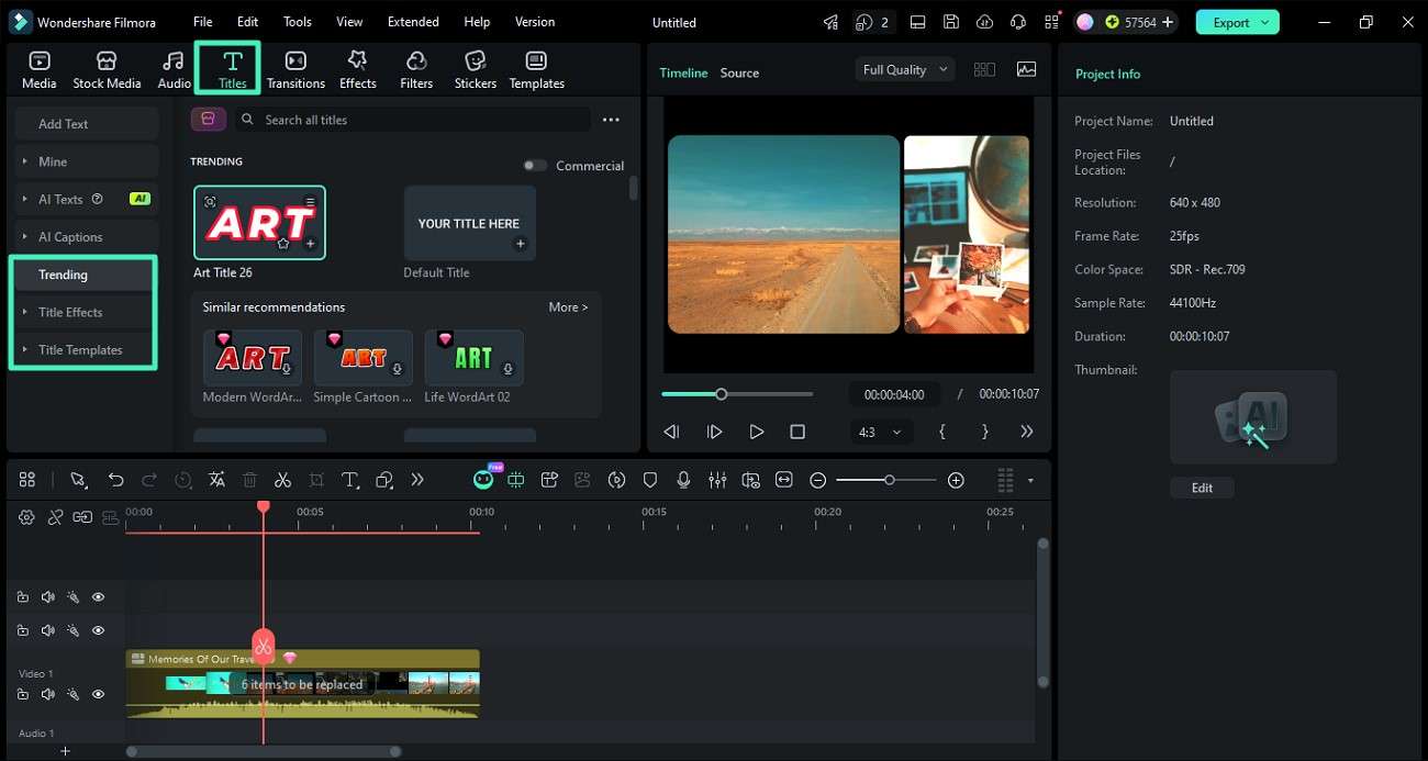 insert text in video