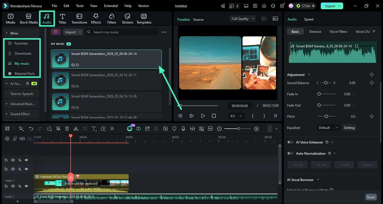 add music to video