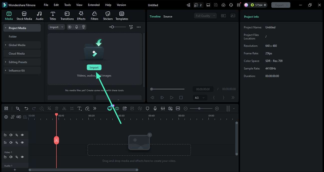 import media to tool