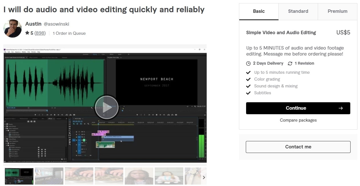 join freelance video editor websites