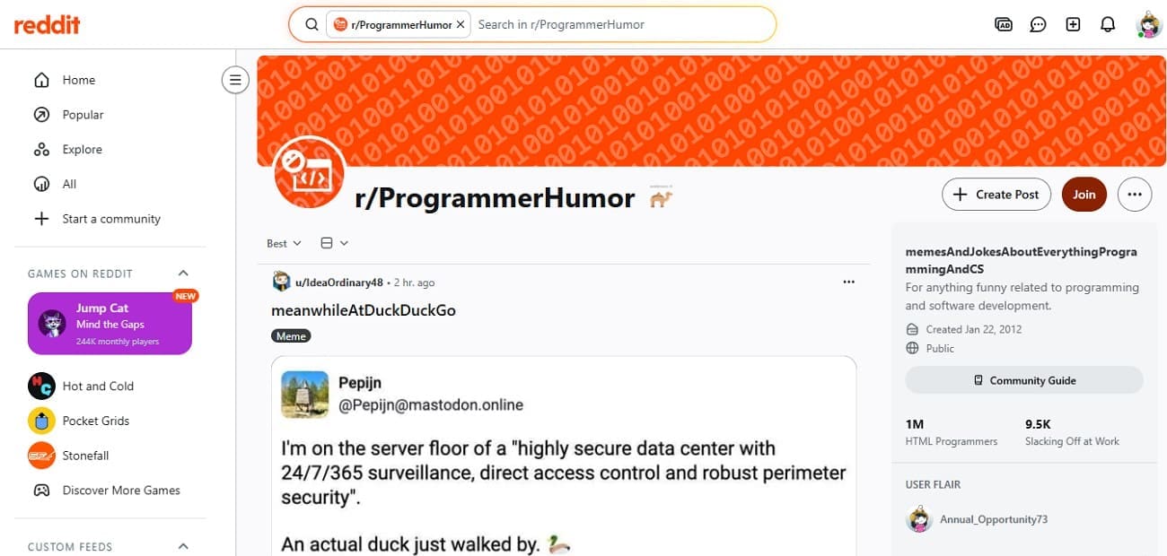 programmer humor funny subreddits
