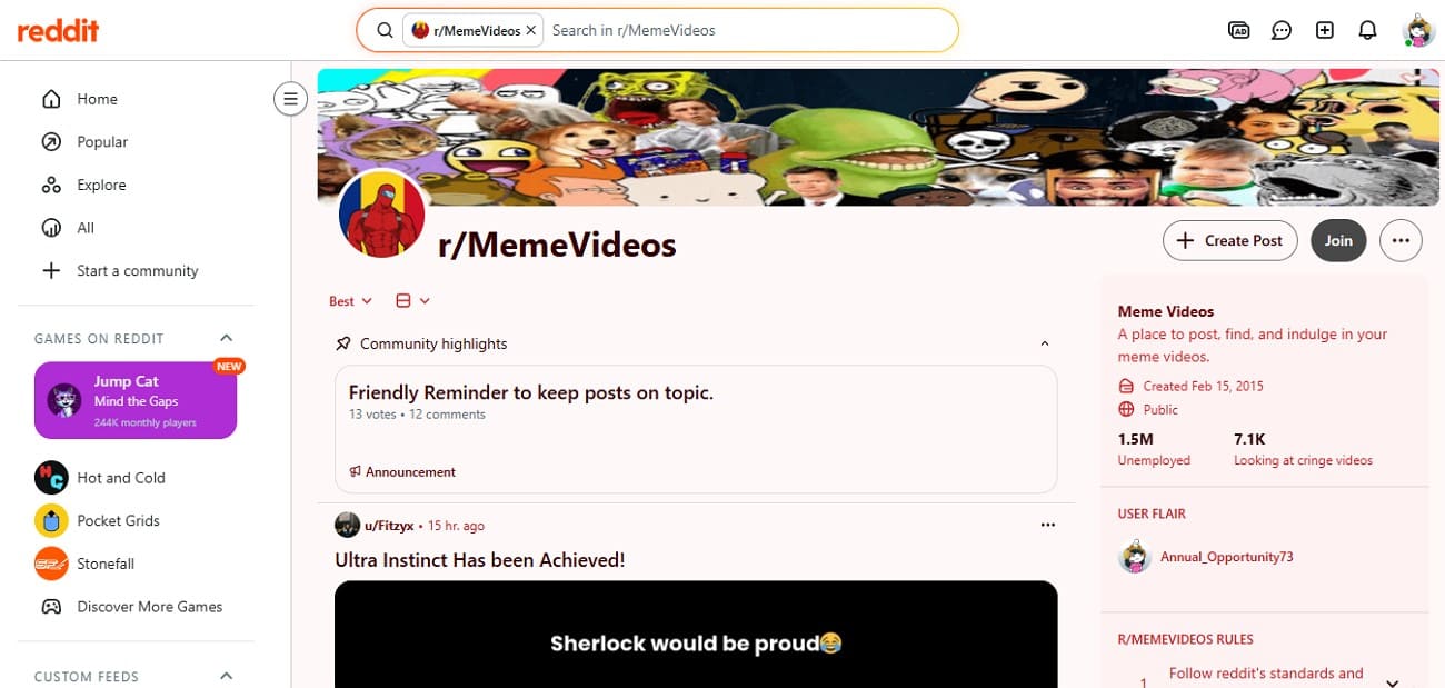 meme videos funny subreddit