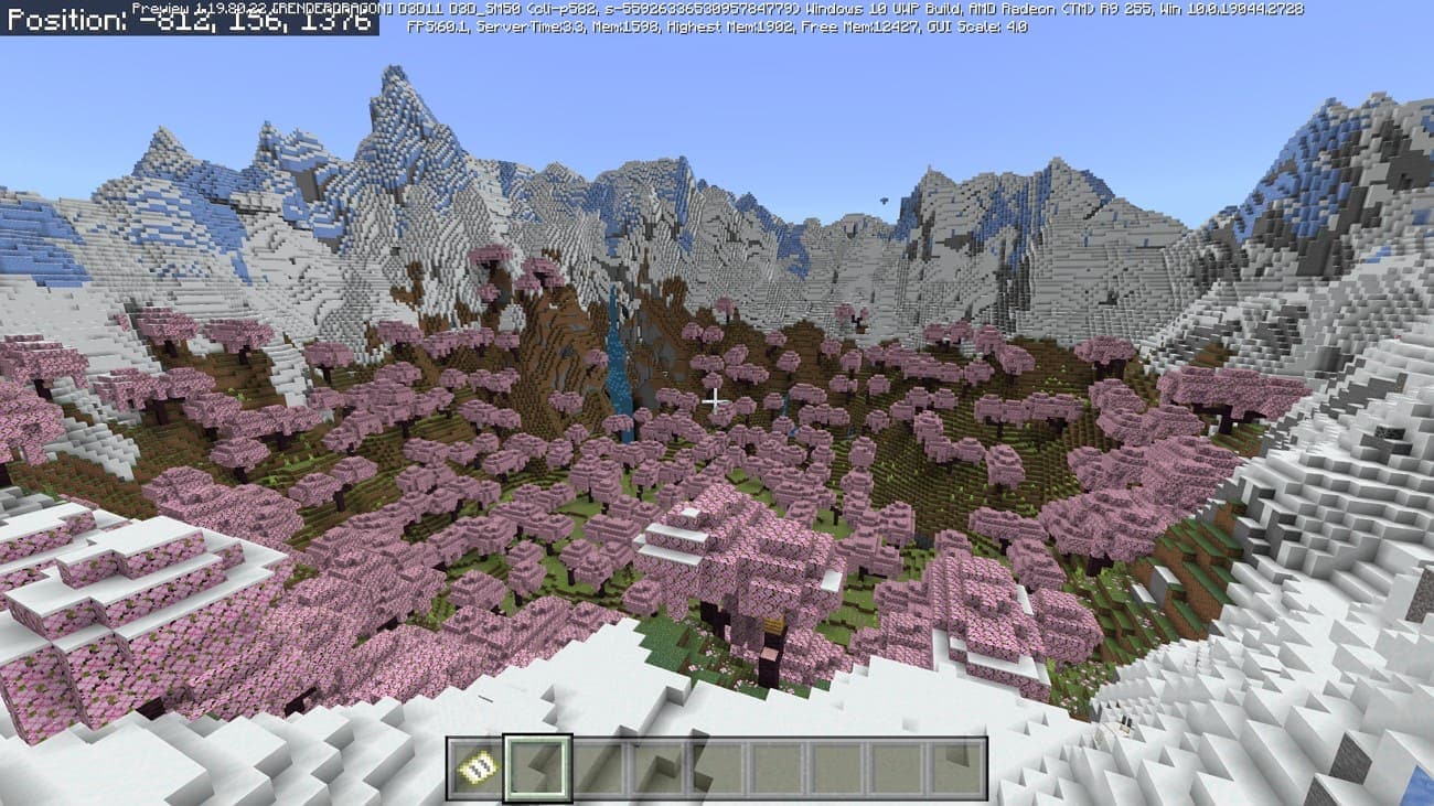 deserted cherry snow seed