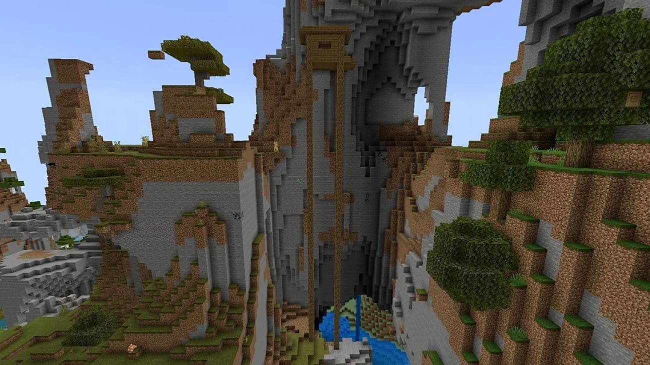 tall witch hut minecraft seed