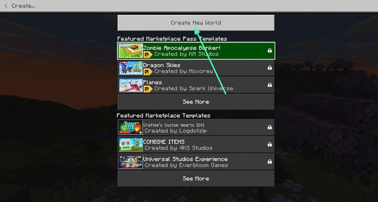 press create new tab