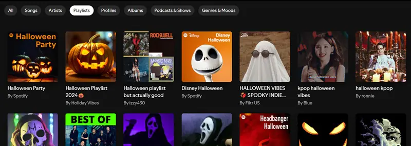 top halloween songs on spotify