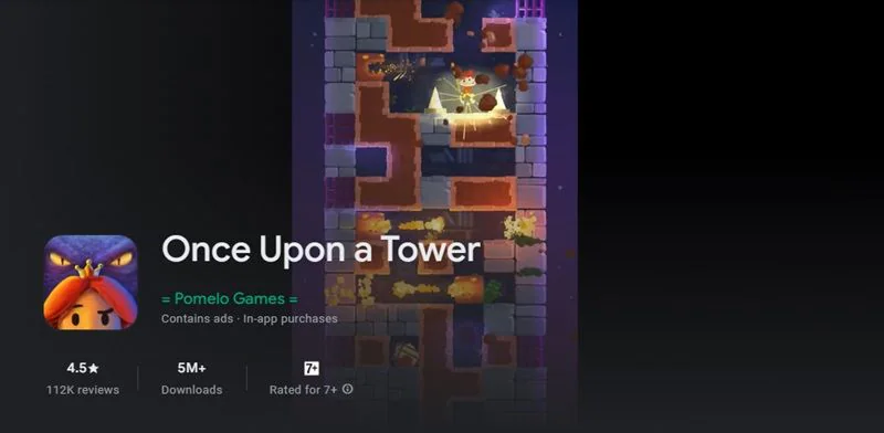 once upon a tower offline android games