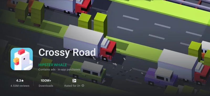 crossy road best offline android games