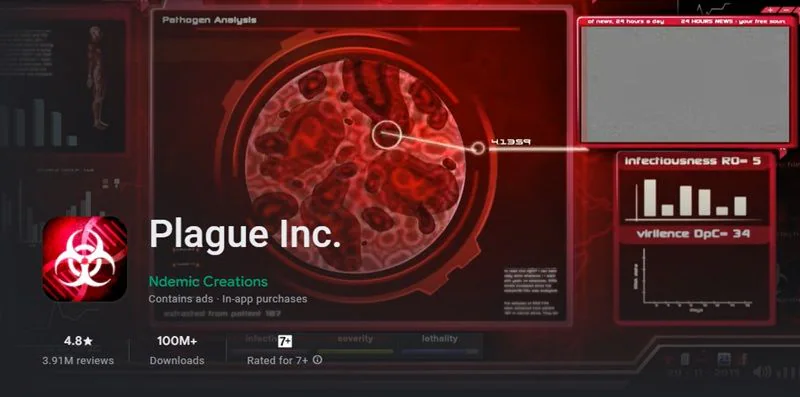 plague inc. best offline android games