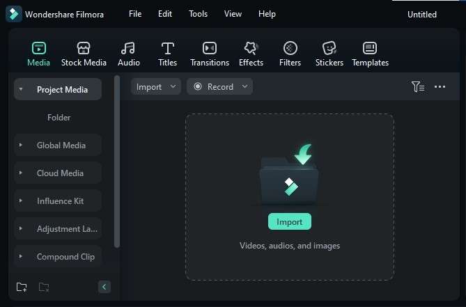 import your podcast audio file