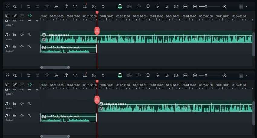 adjust the music