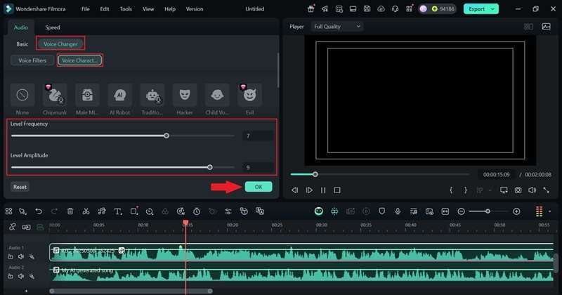 use voice changer effects