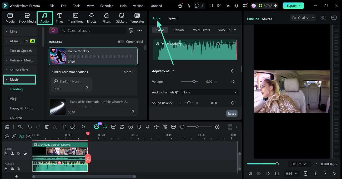 add and edit audio in video