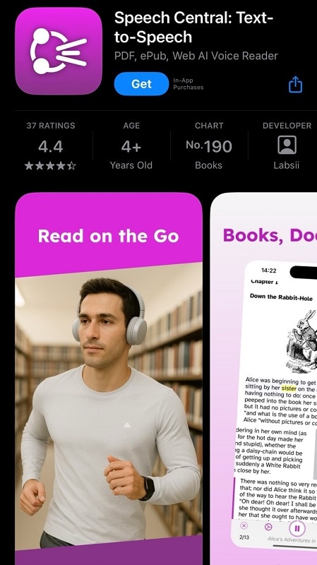 speech central mobile download
