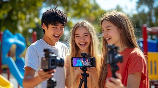vlog with friends