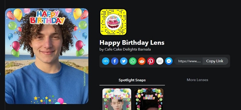 happy birthday snapchat filter