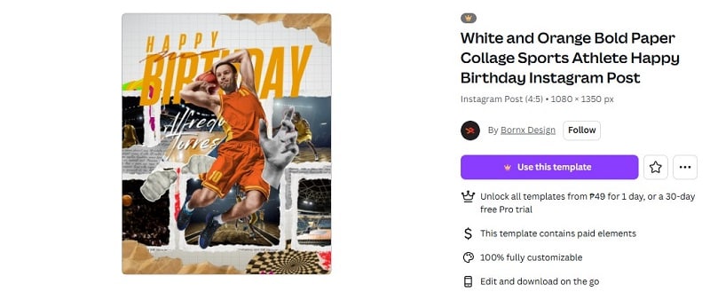 sports happy birthday instagram post