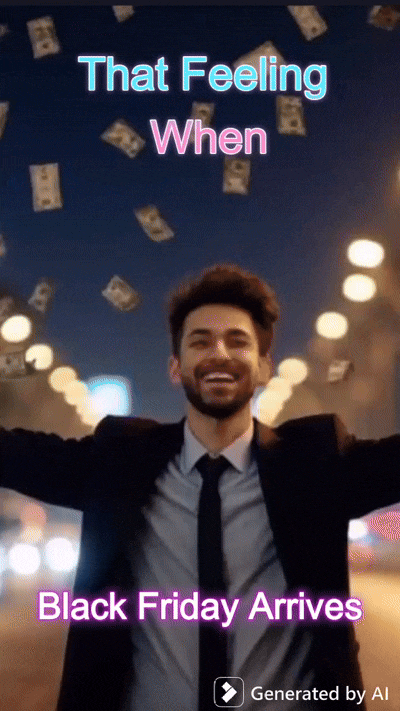 twhen black friday arrive meme