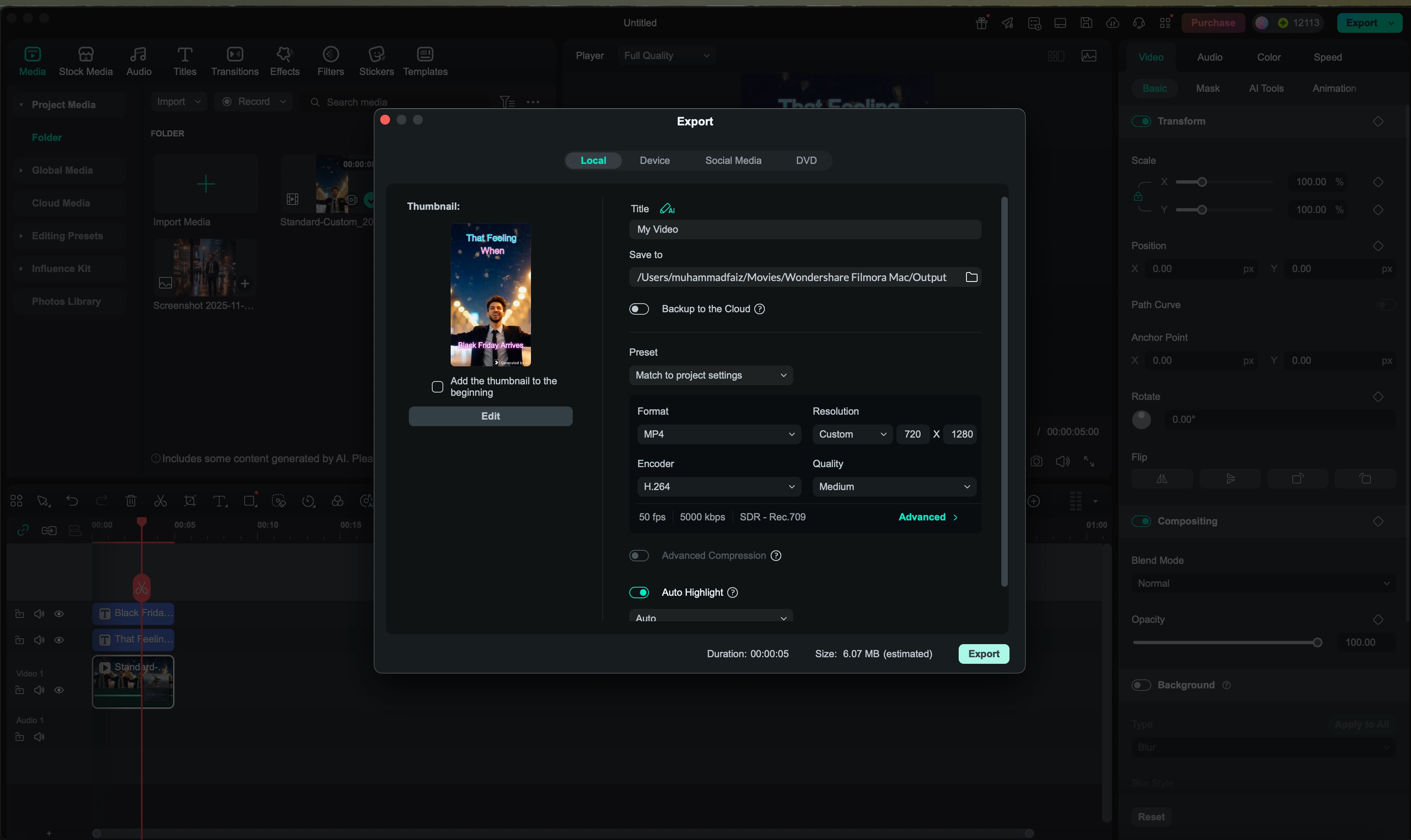 export black friday meme