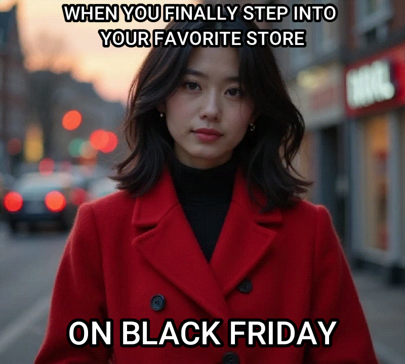 create black friday meme from ai templates