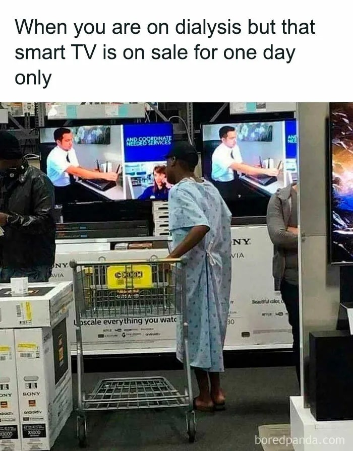 shopping patient black friday meme
