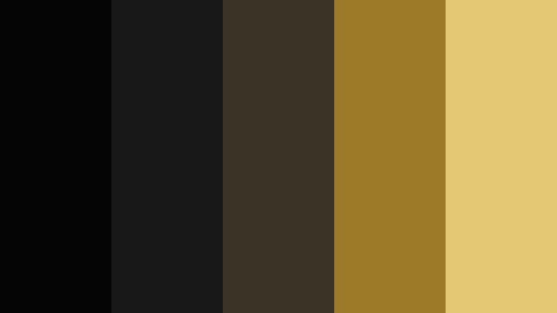 black truffle indulgence black and gold restaurant color color palette with hex codes