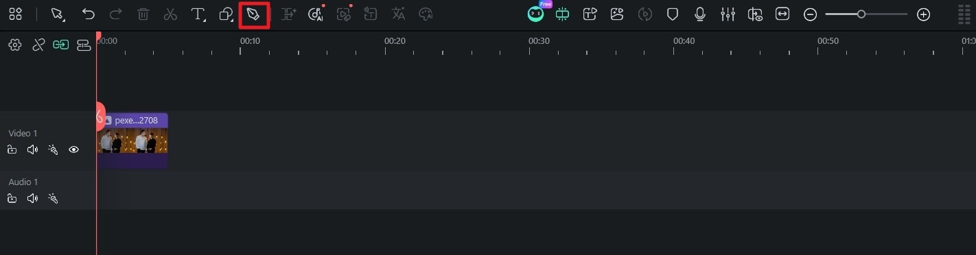 wondershare filmora pen tool