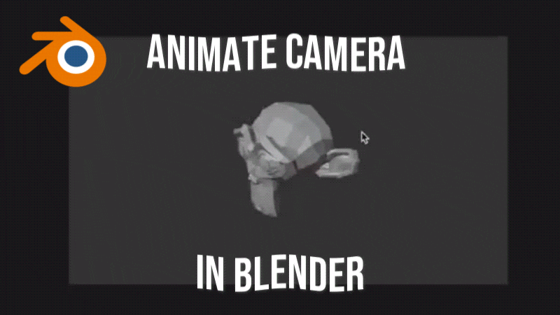 animate camera in blender