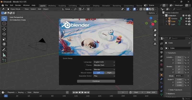 blender toolset and interface
