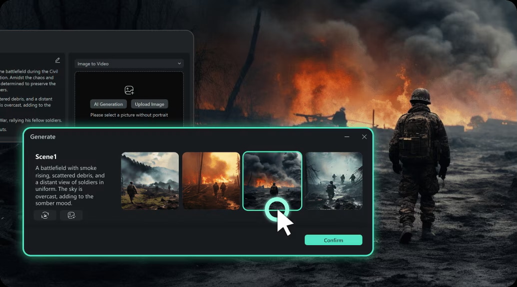 filmora ia conversion blog en vidéo