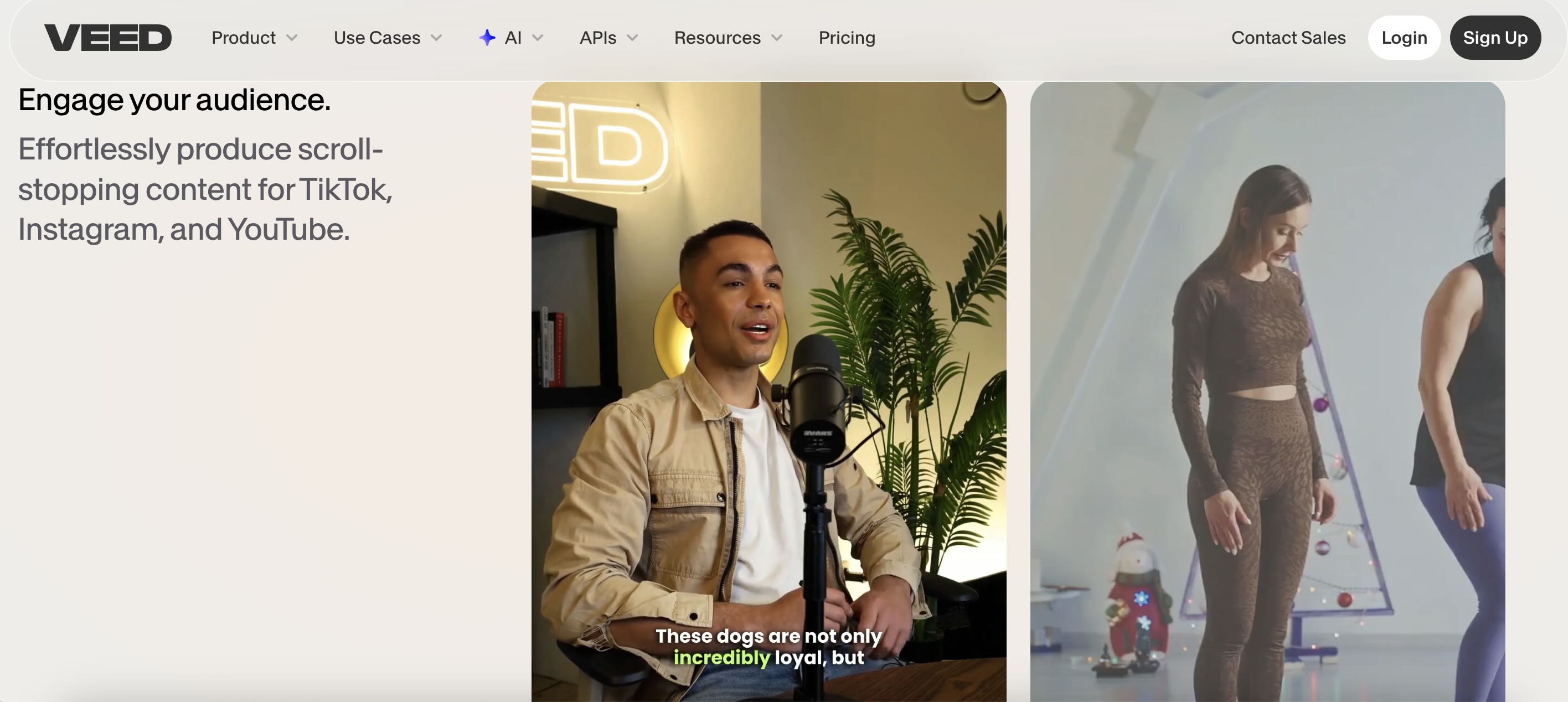veed ia conversion blog en vidéo