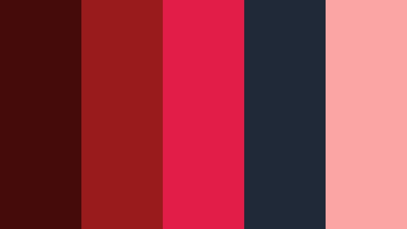 blood moon overlord character design color color palette with hex codes