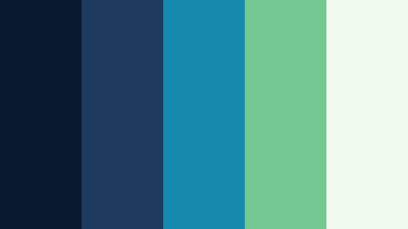 blue hour data navy and teal cloud platform color color palette with hex codes