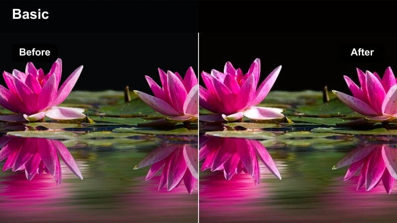 Creator leaning on a balcony rail at blue hour with glowing city lights below.