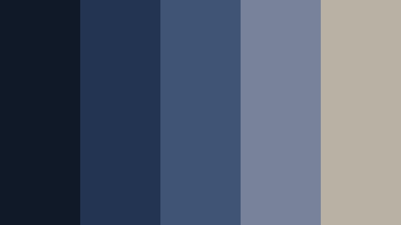 blue hour manuscript dark academia color color palette with hex codes