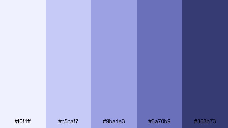 blue lilac letterbox love blue lilac color palette with hex codes