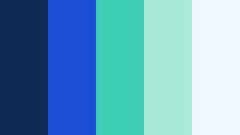 blue orbit workspace cobalt and mint saas dashboard color color palette with hex codes