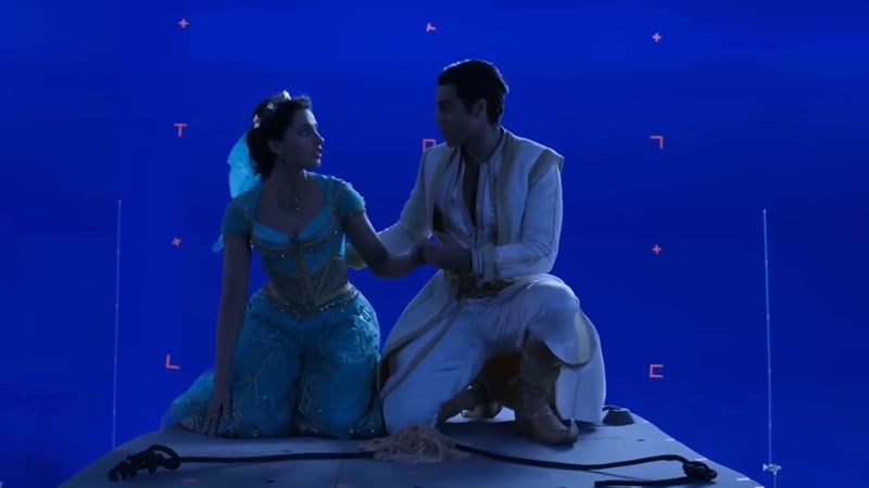 working on night scenes